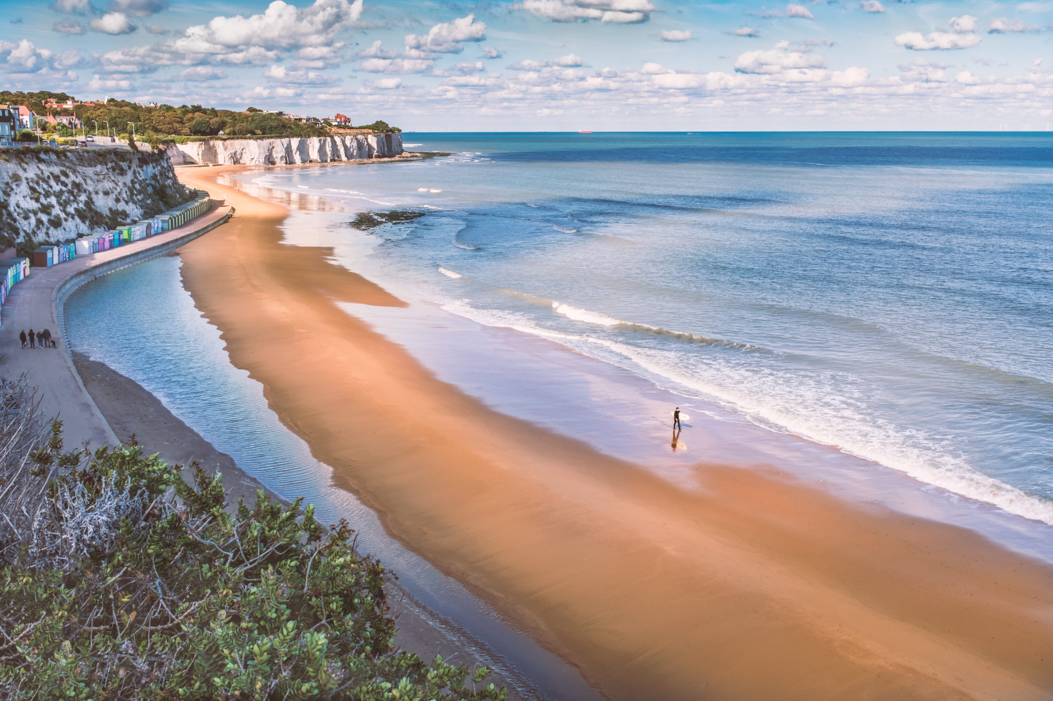 Life in Kent - low tide at Stone Bay