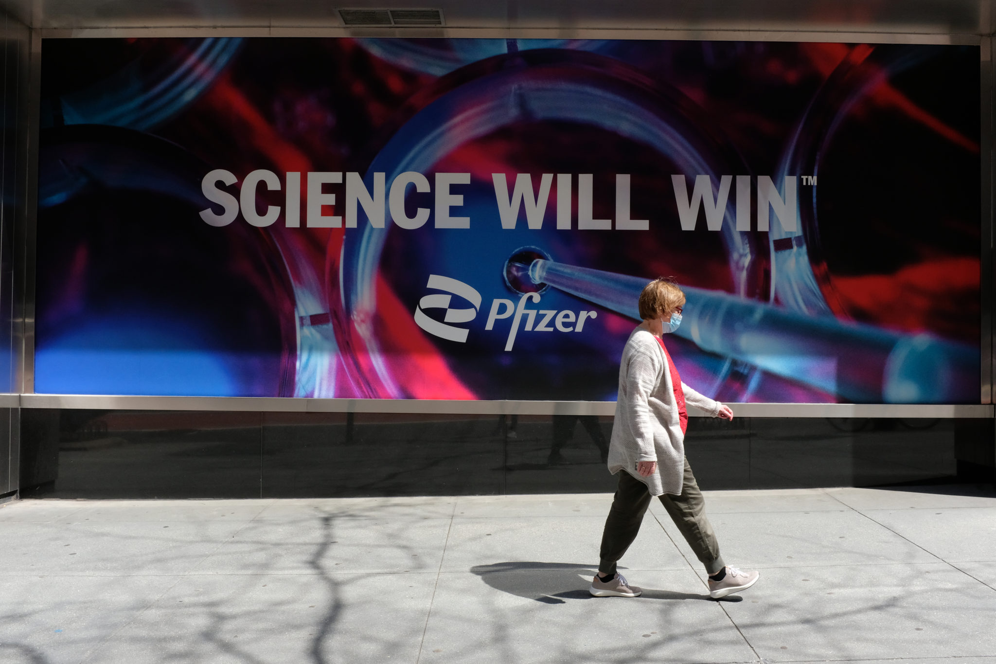 Pfizer billboard - Innovation in Kent